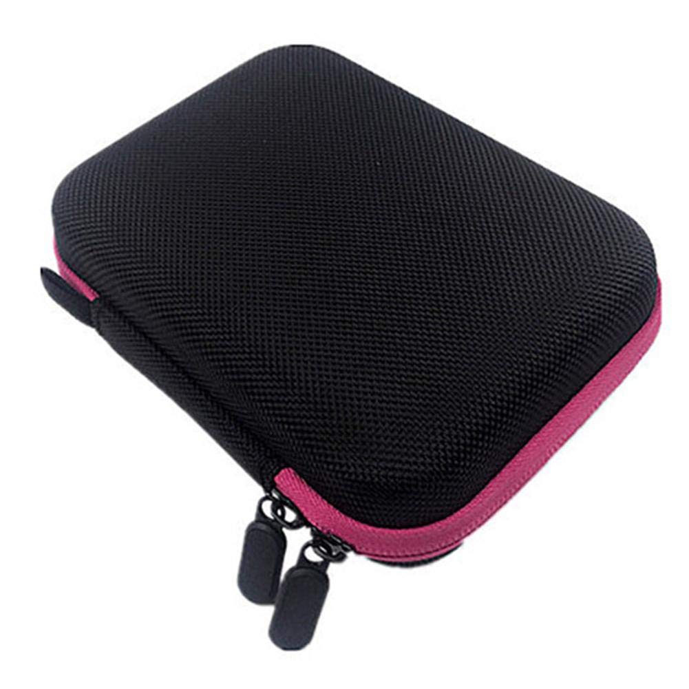 DHXYZZB rose red compact case fits in bags for on-the-go aromatherapy.
