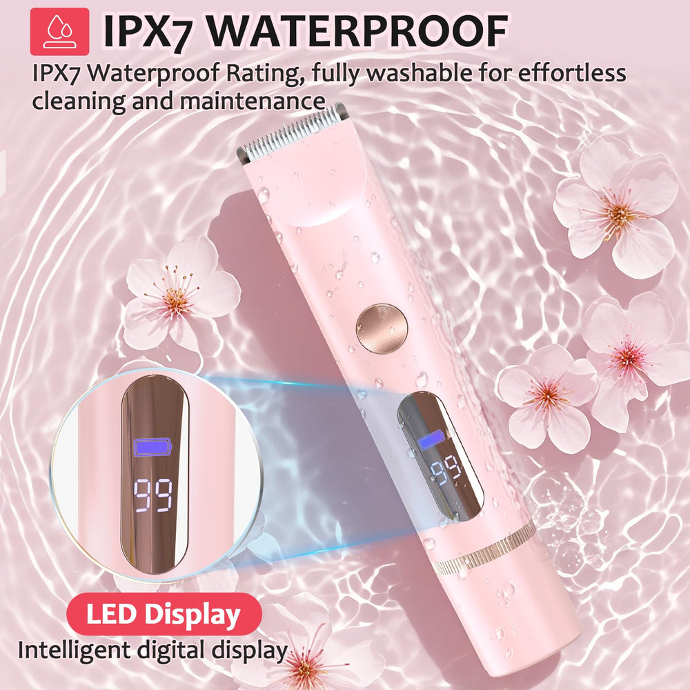 Diagfile 2-in-1 trimmer handles bikini, legs, and face