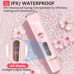 Diagfile 2-in-1 trimmer handles bikini, legs, and face