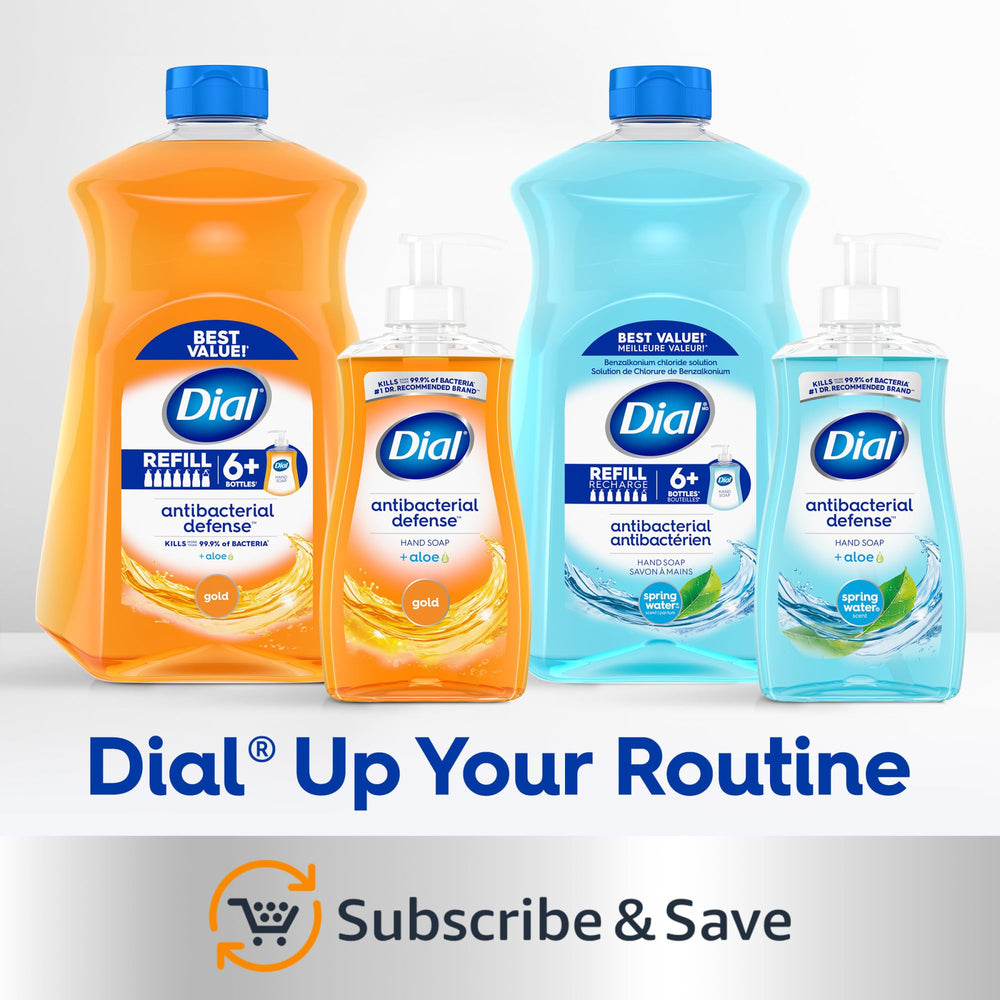 Dial Antibacterial Defense foamy rinse captures rich lather during wash.
