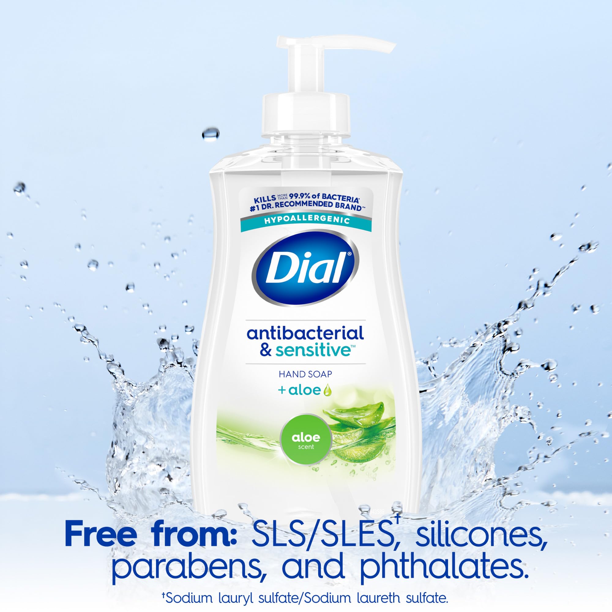 Dial Antibacterial Defense in kitchen sink setting emphasizes hygiene after cooking.