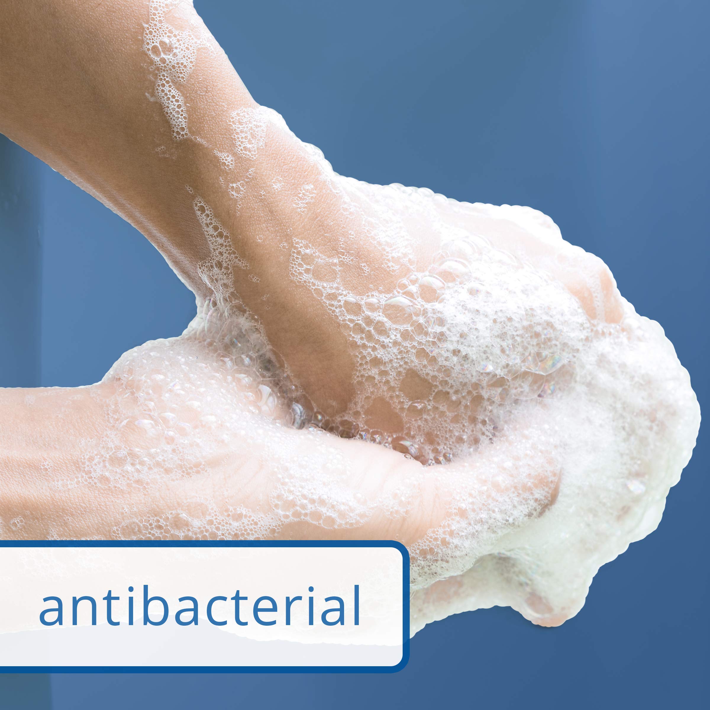 Dial Antibacterial Deodorant Bar Soap clean-rinse-technology close-up shows deep-clean feel.