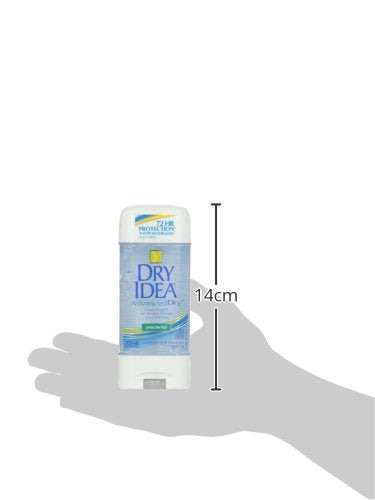 Dial Dry Idea bottle-closeup highlights clear gel visibility for quick checks
