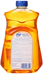 Dial Gold antibacterial soap refill pouch demonstrates long-lasting hydration and value.