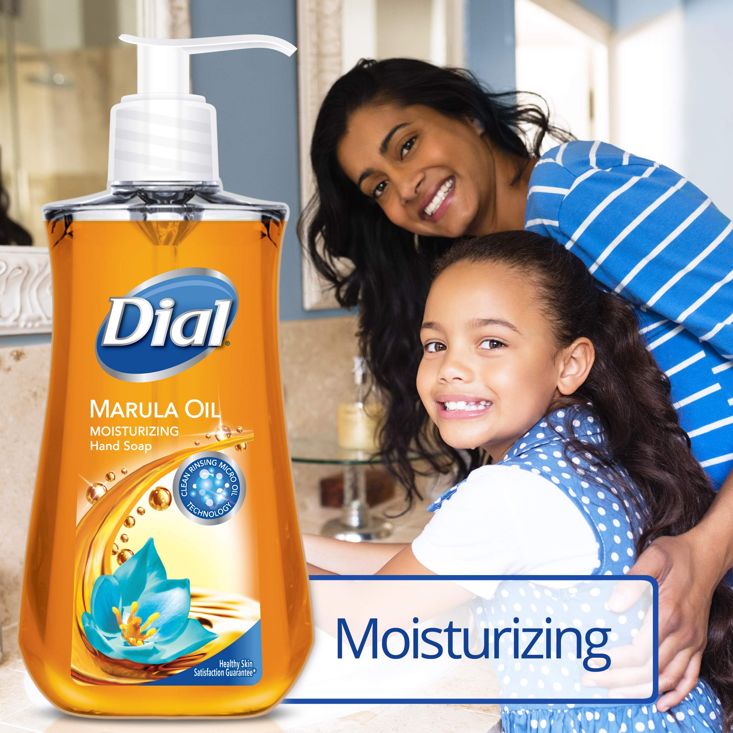Dial hand soap marula oil pack four — family-sized value for handwashing.