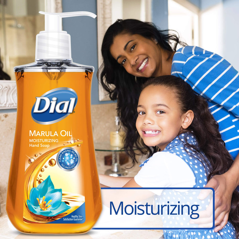 Dial hand soap marula oil pack four — family-sized value for handwashing.