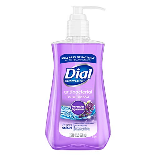Dial hand soap pump dispensing demonstrates quick lather for a thorough hand wash.