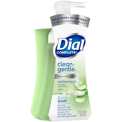 Dial hand wash lather close-up shows foaming action and thorough cleansing