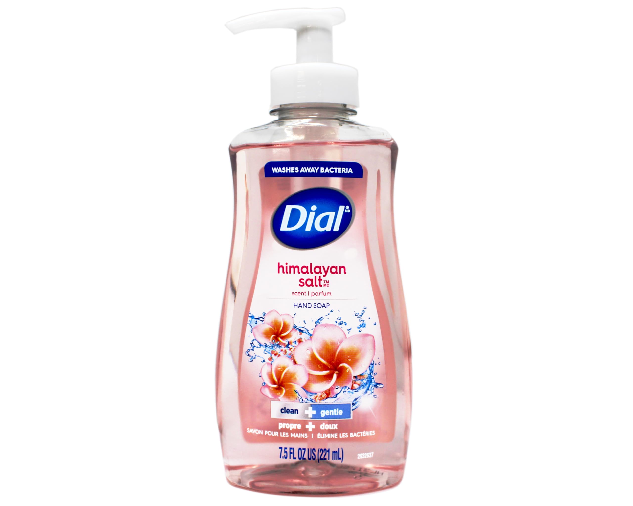 Dial pump dispense action highlights easy, mess-free hand washing with moisturizer
