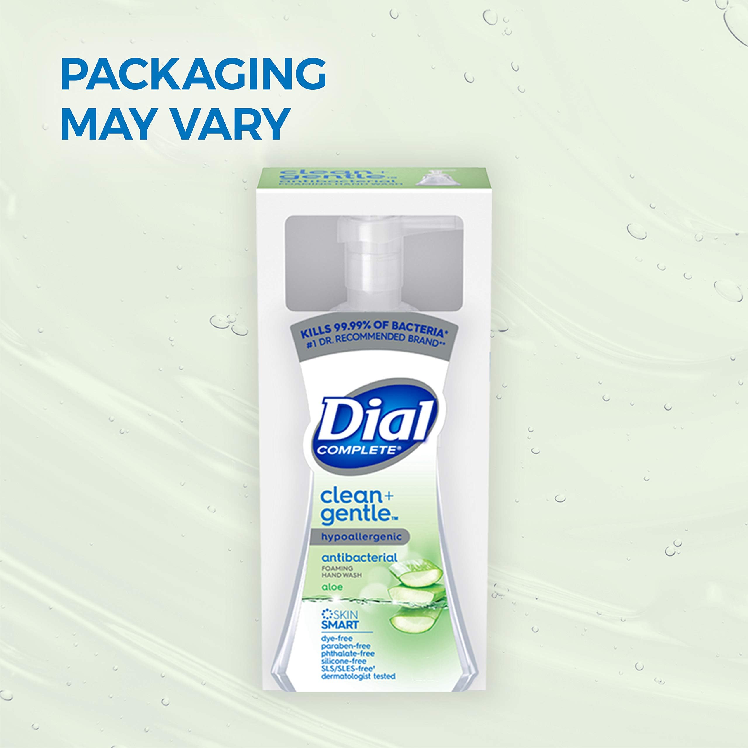 Dial recyclable bottle (excludes pump) supports sustainable packaging