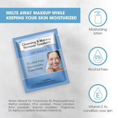 Diamond Wipes alcohol-free face wipes ideal for sensitive skin comfort.