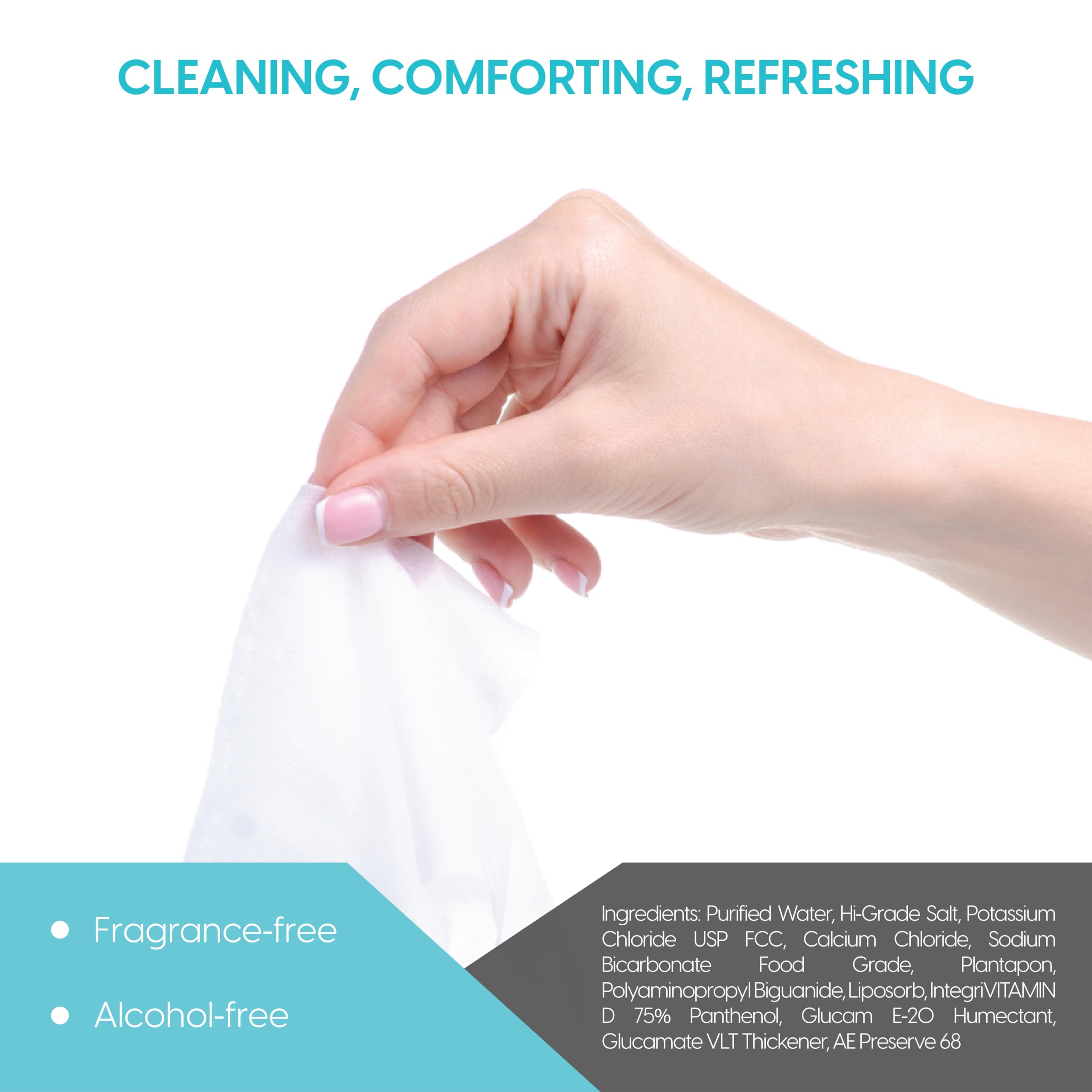 Diamond Wipes eyelid cleaning wipes leave lashes clean and eyes refreshed