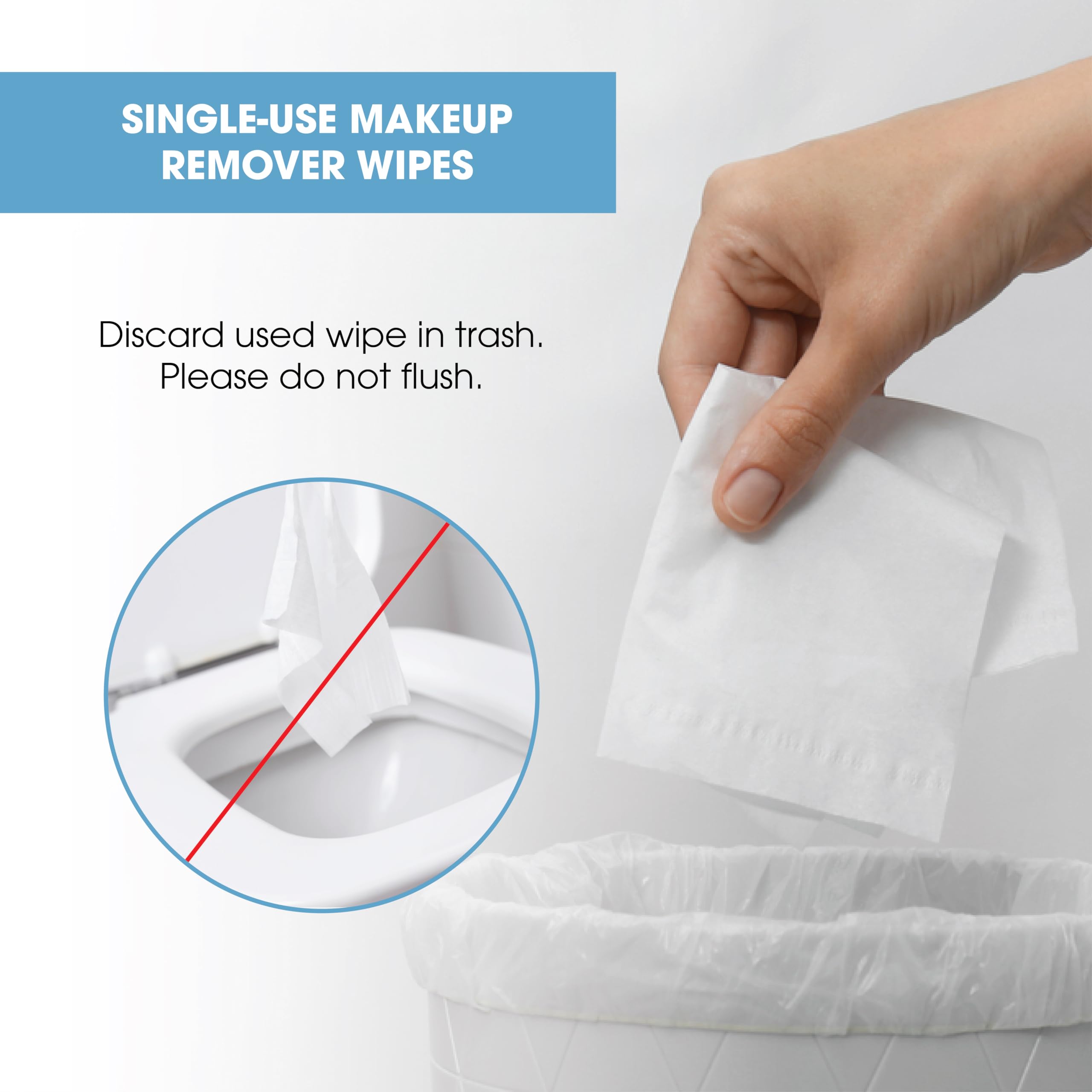 Diamond Wipes individually wrapped convenient for restocking travel kit.