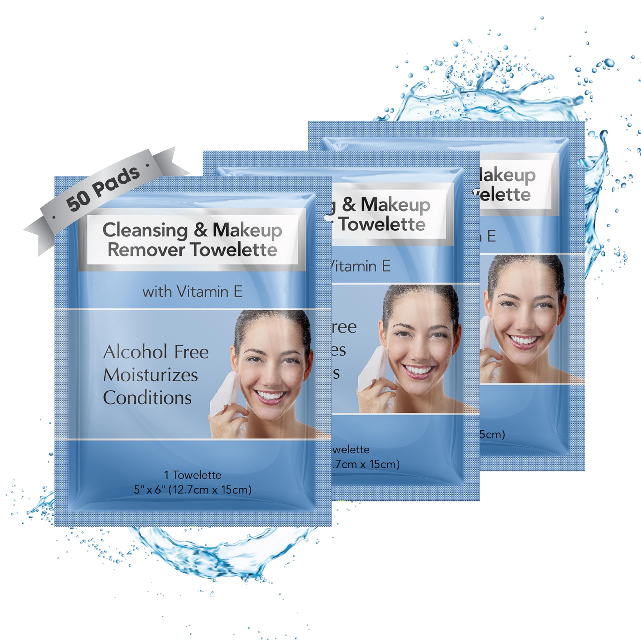 Diamond Wipes makeup remover wipes in packaging for quick, gentle cleansing.