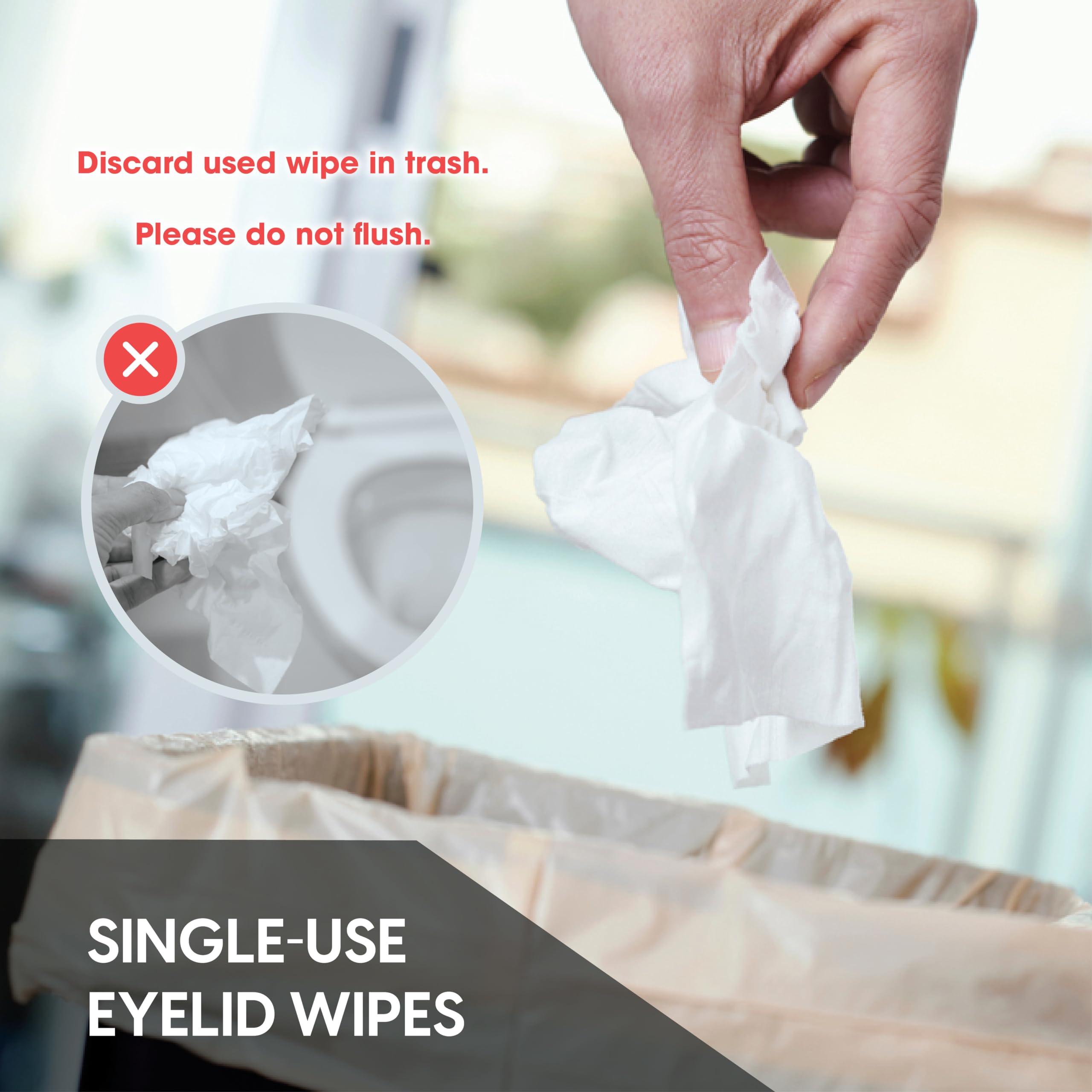 Diamond Wipes skin-friendly eyelid care suitable for sensitive eyes