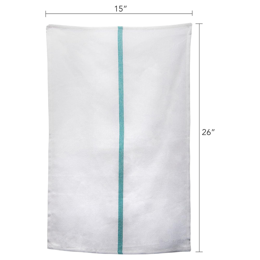 Diane barber towels 15x26-inch size laid flat for full-coverage tasks.