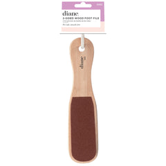 Diane foot file with wood handle coarse side removes dry calluses for smoother feet