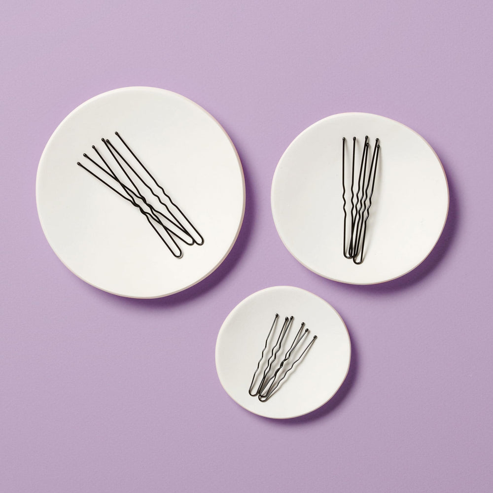 Diane hair pins crimped design add grip and sparkle for textured styles.