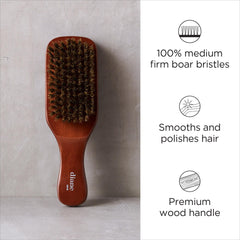 Diane Premium Club Wave Brush wood base with UV coating for durability