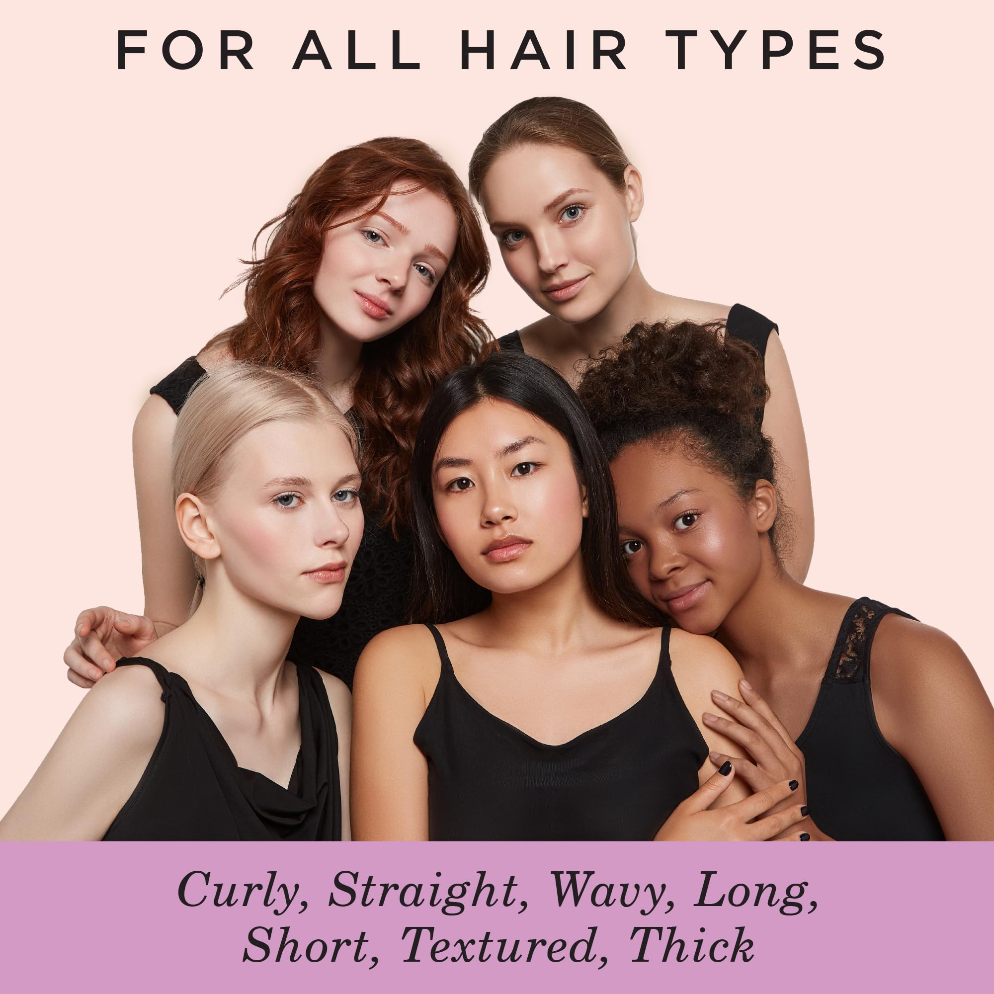 Diane Pro Mini nylon pin brush distributing conditioner evenly through hair.