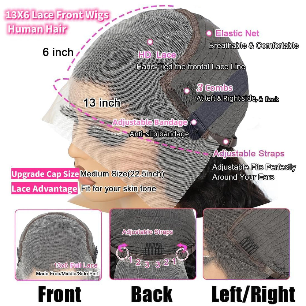 Dianthe pre-plucked baby hairs frame hairline for realism
