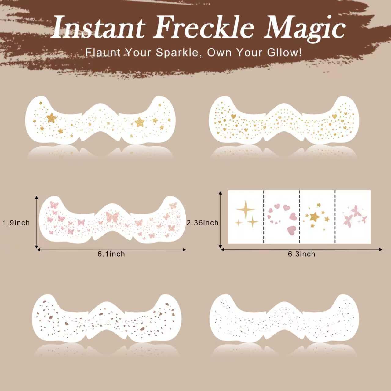 Diesetsr Glitter Patches star design enhances festival outfits with sparkle.