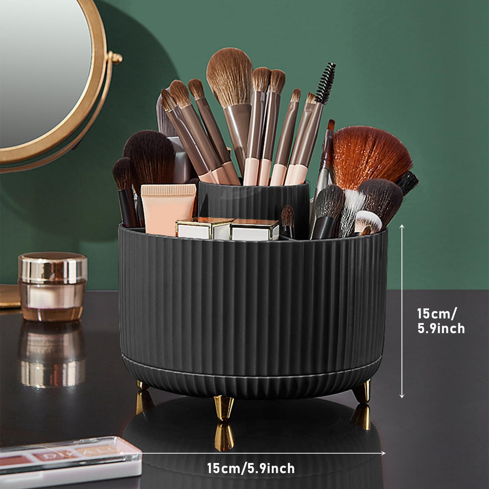 Diesisa bathroom vanity organizer fits compact spaces on countertops.