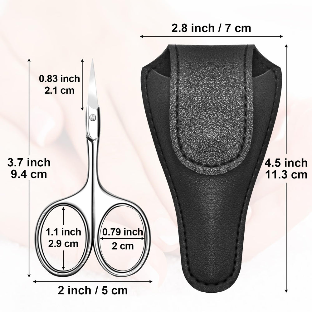 Diesisa curved cuticle scissors ergonomic round finger holes for comfortable control