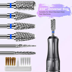Diesisa cuticle bits closeup highlighting durable tungsten carbide for long-lasting use.