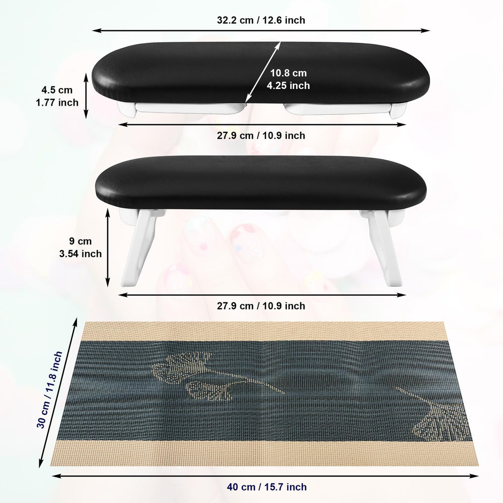 Diesisa nail arm rest requires no assembly, ready to use out of the box.
