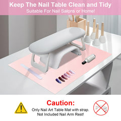 Diesisa Nail Arm Rest Pad anti-slip top layer keeps tools steady