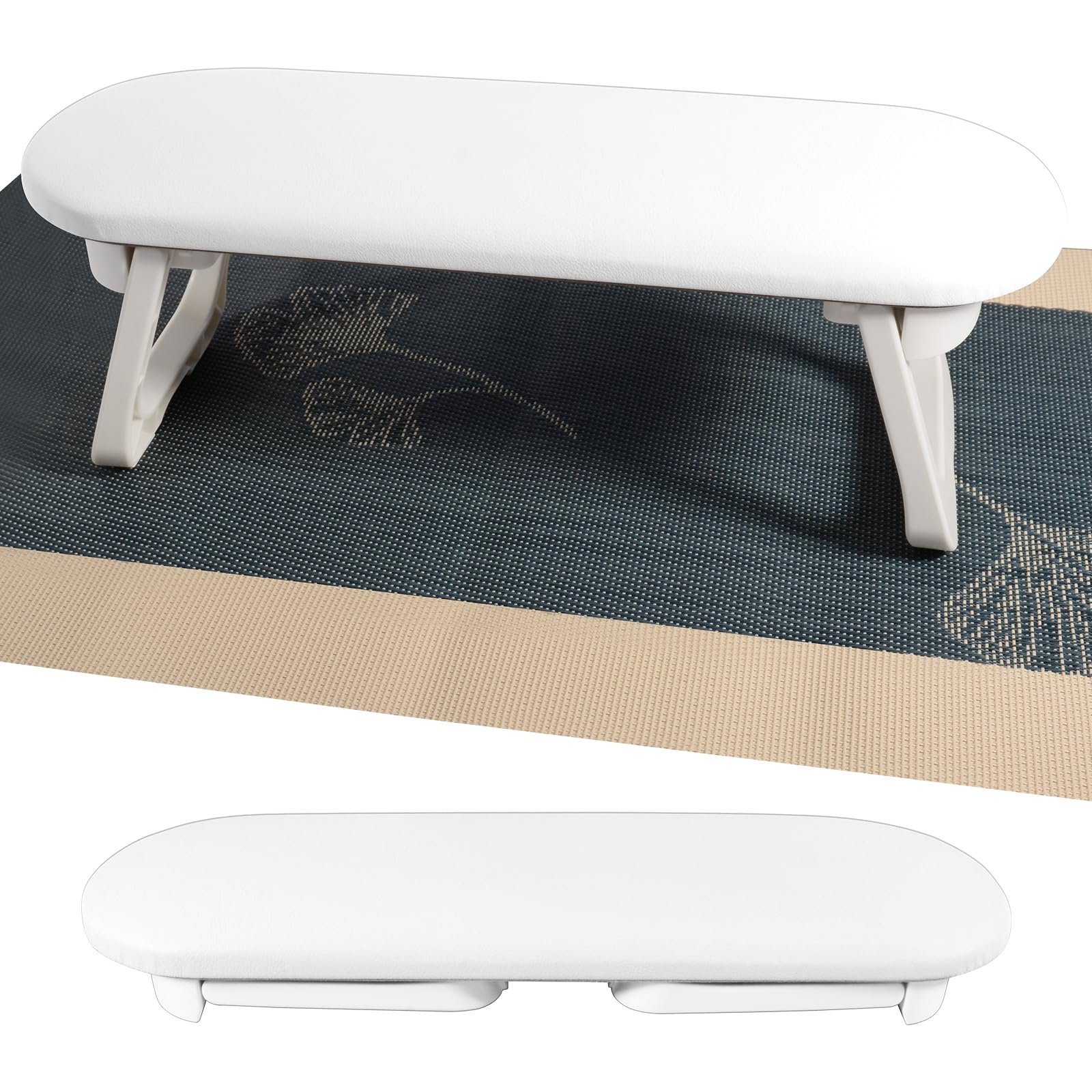 Diesisa nail arm rest white design combines comfort and clean presentation for salons