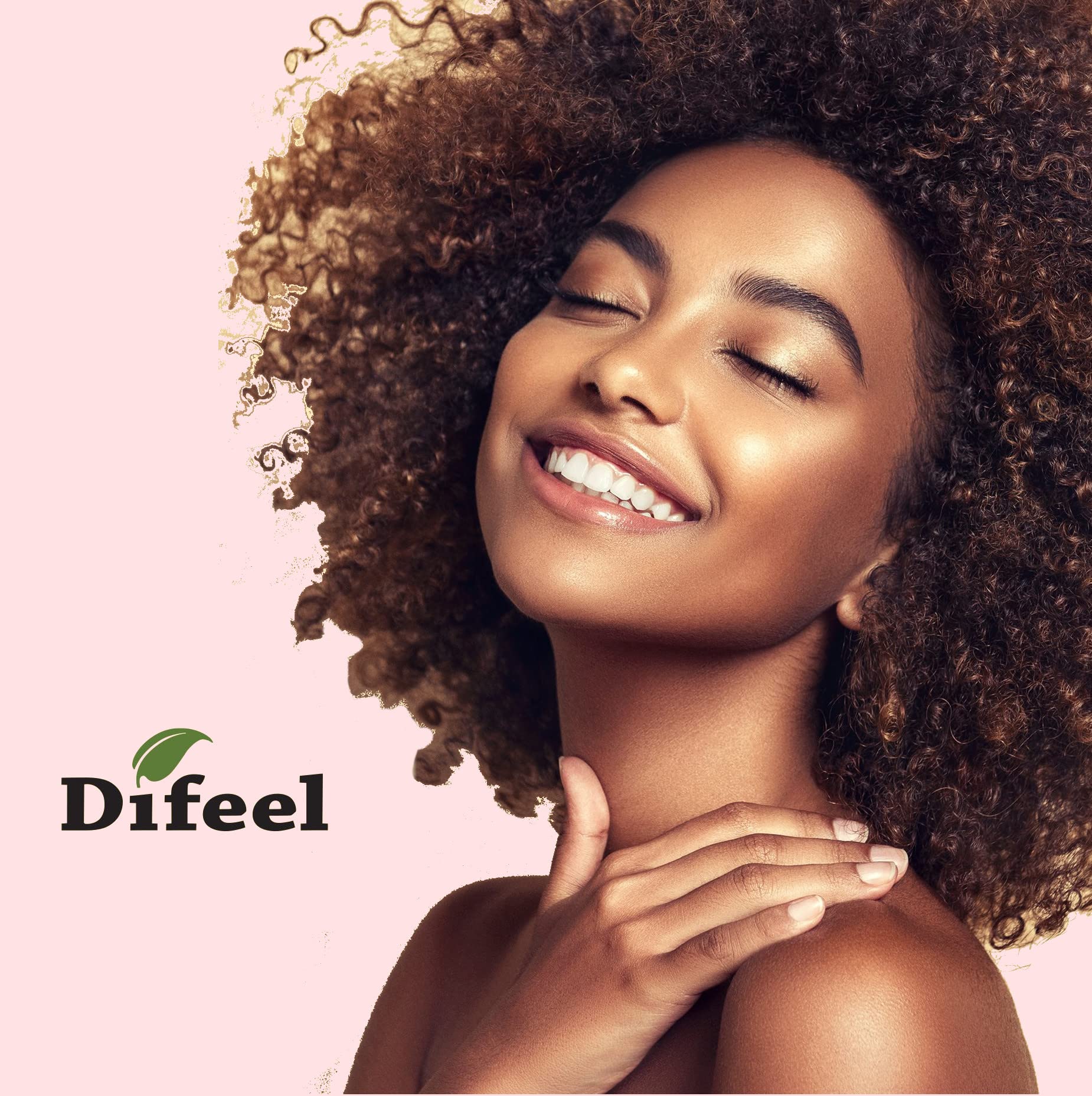 Difeel Argan Oil dropper close-up for deep hydration and shine