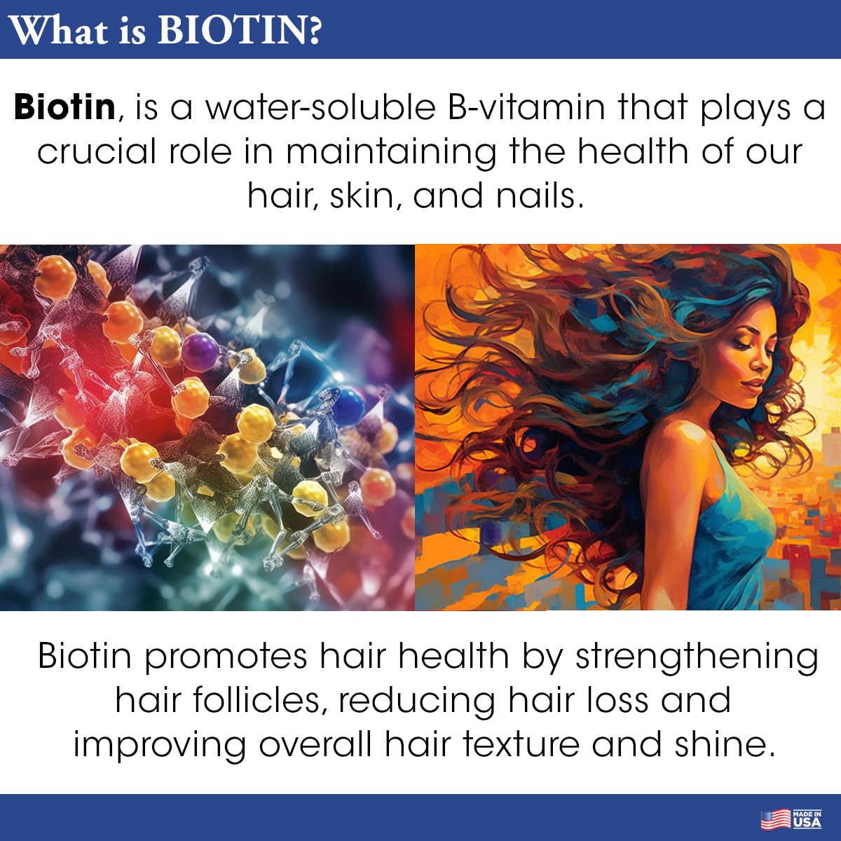 Difeel Biotin Premium Hair Oil, aplicado en cabello húmedo, mejora la manejabilidad.