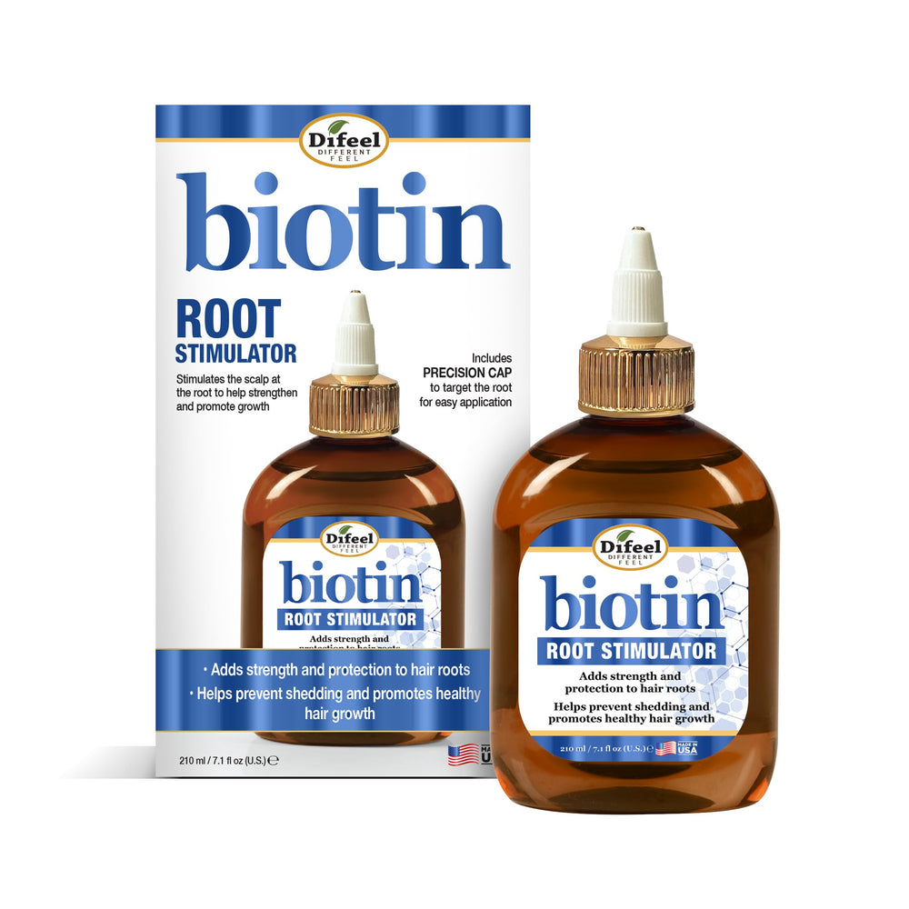 Difeel Biotin Root Stimulator bottle front for daily use