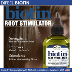 Difeel Biotin Root Stimulator ingredients biotin and keratin detail
