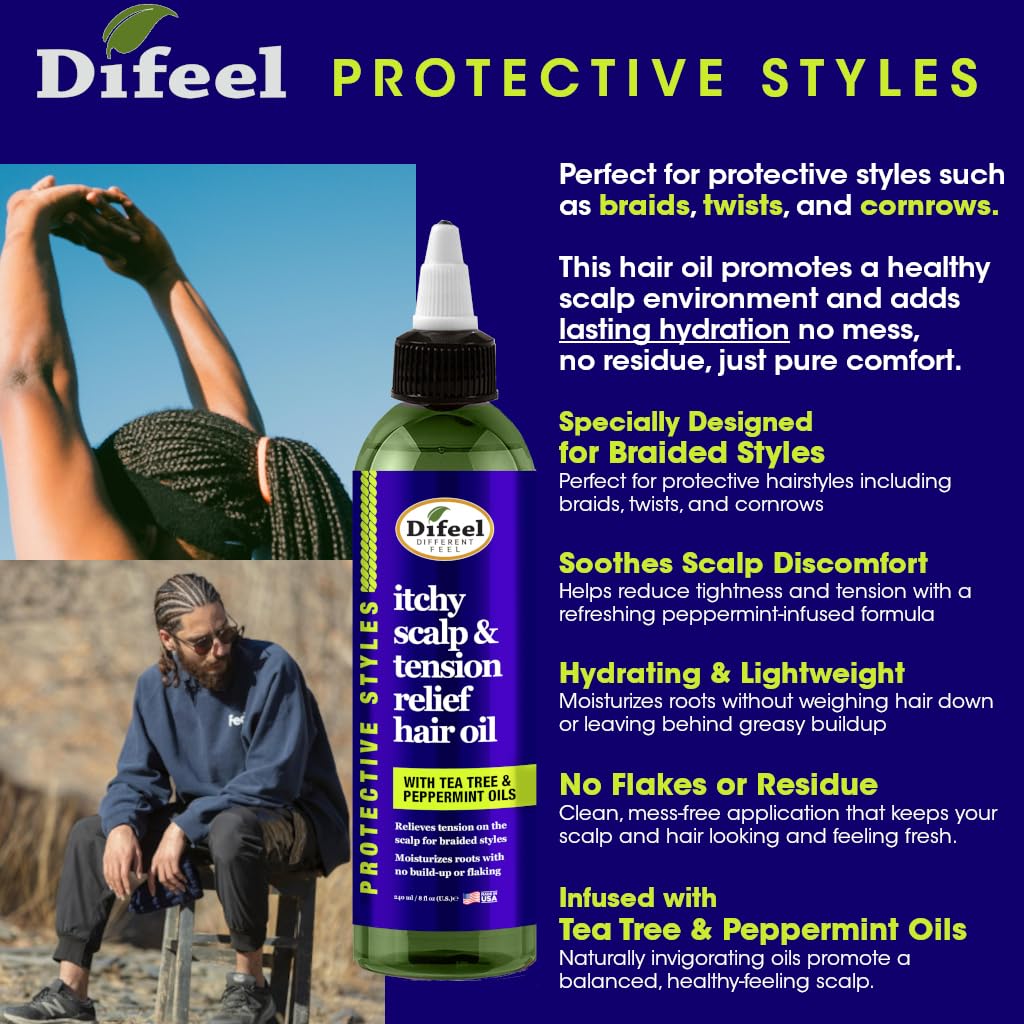 Difeel nourishing scalp hydration supports protective styles health