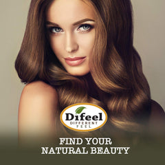 Difeel Peppermint Hair Oil pour showing easy, quick application