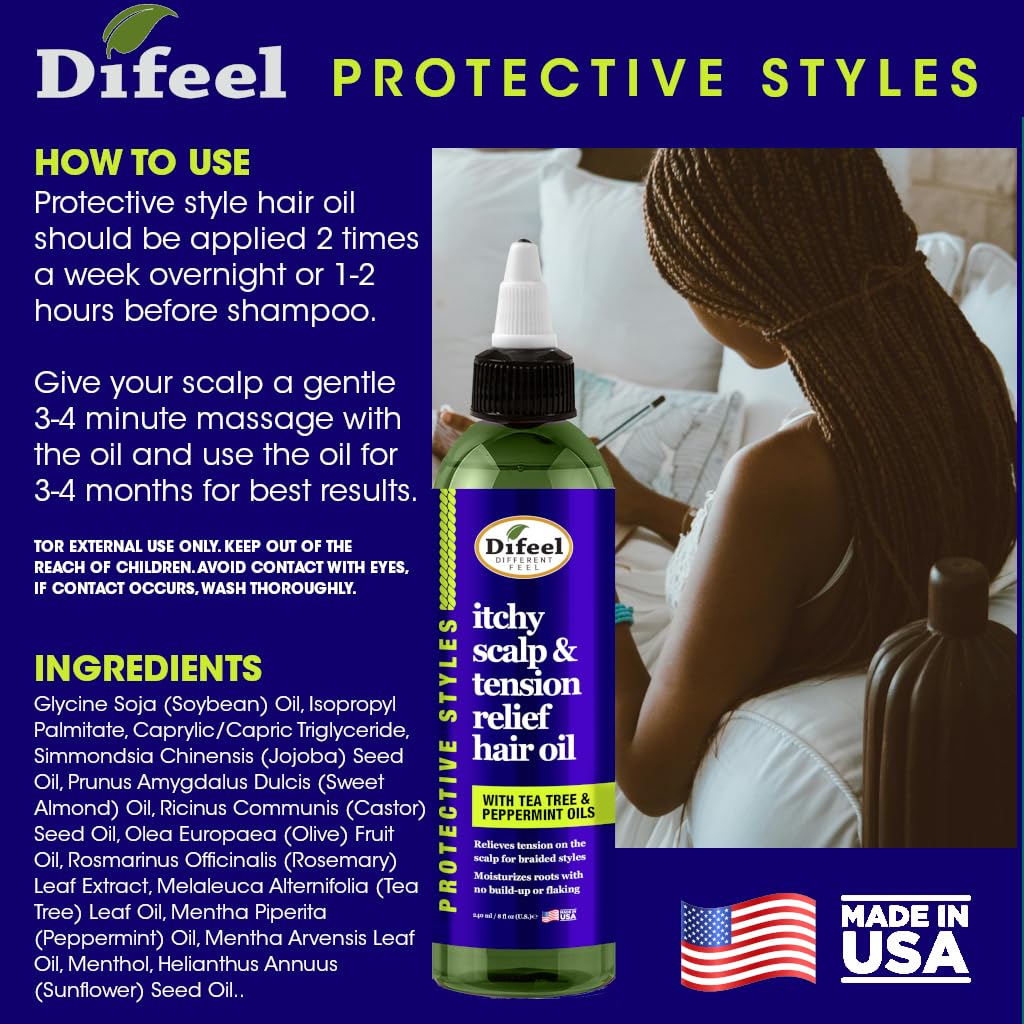 Difeel USA-made 8-ounce bottle for easy dispensing