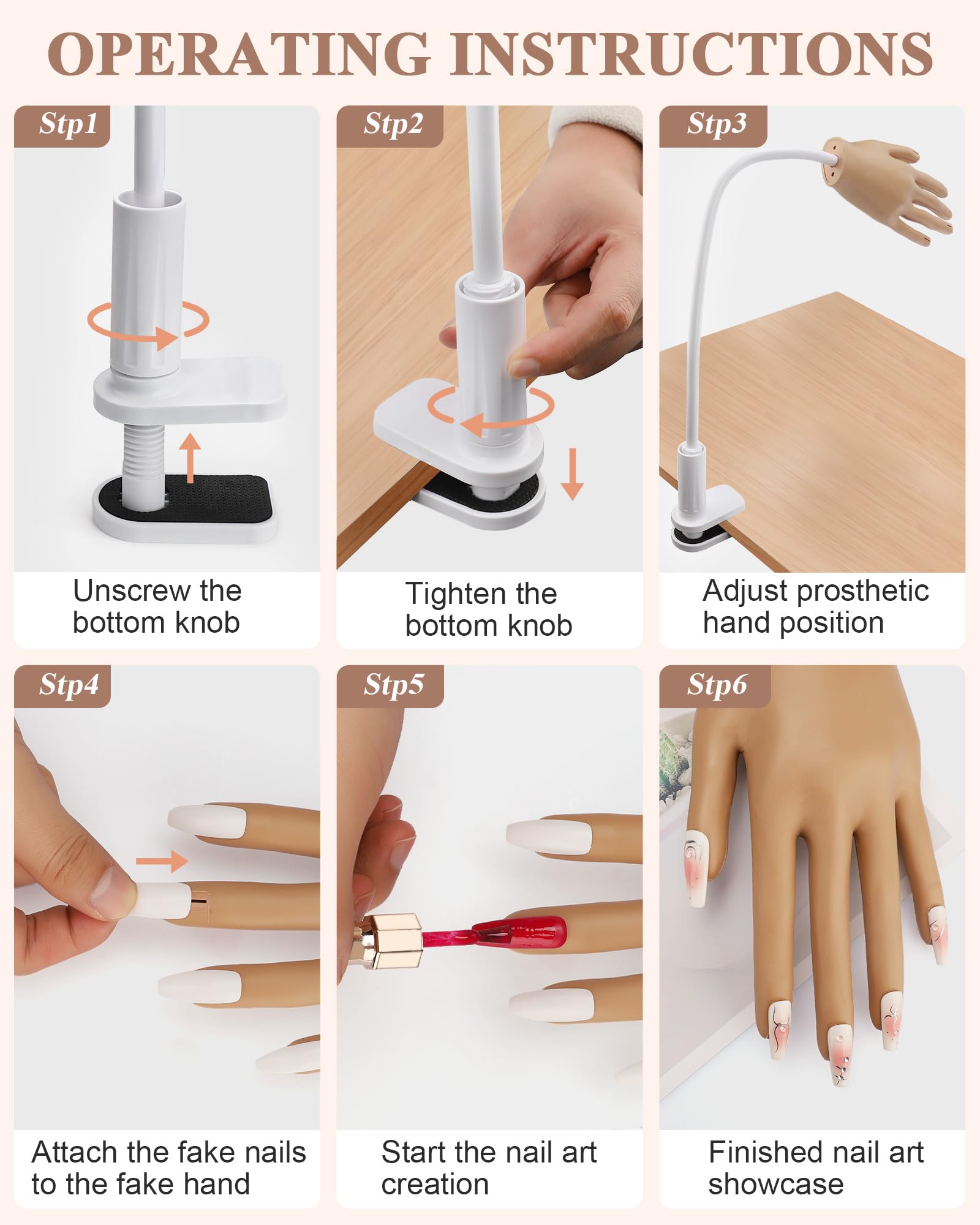 Difenni acrylic nail clippers help trim tips with smooth precision.