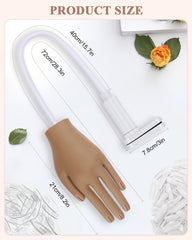 Difenni nail art brushes 15pc set enables precise detailing and clean lines.