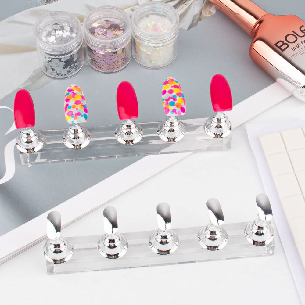 Difenni nail art display collection ready to showcase designs.