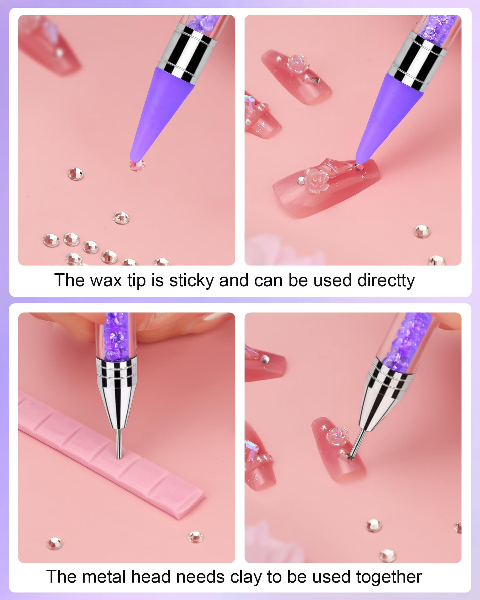 Difenni nail art rhinestones ideas boost creativity