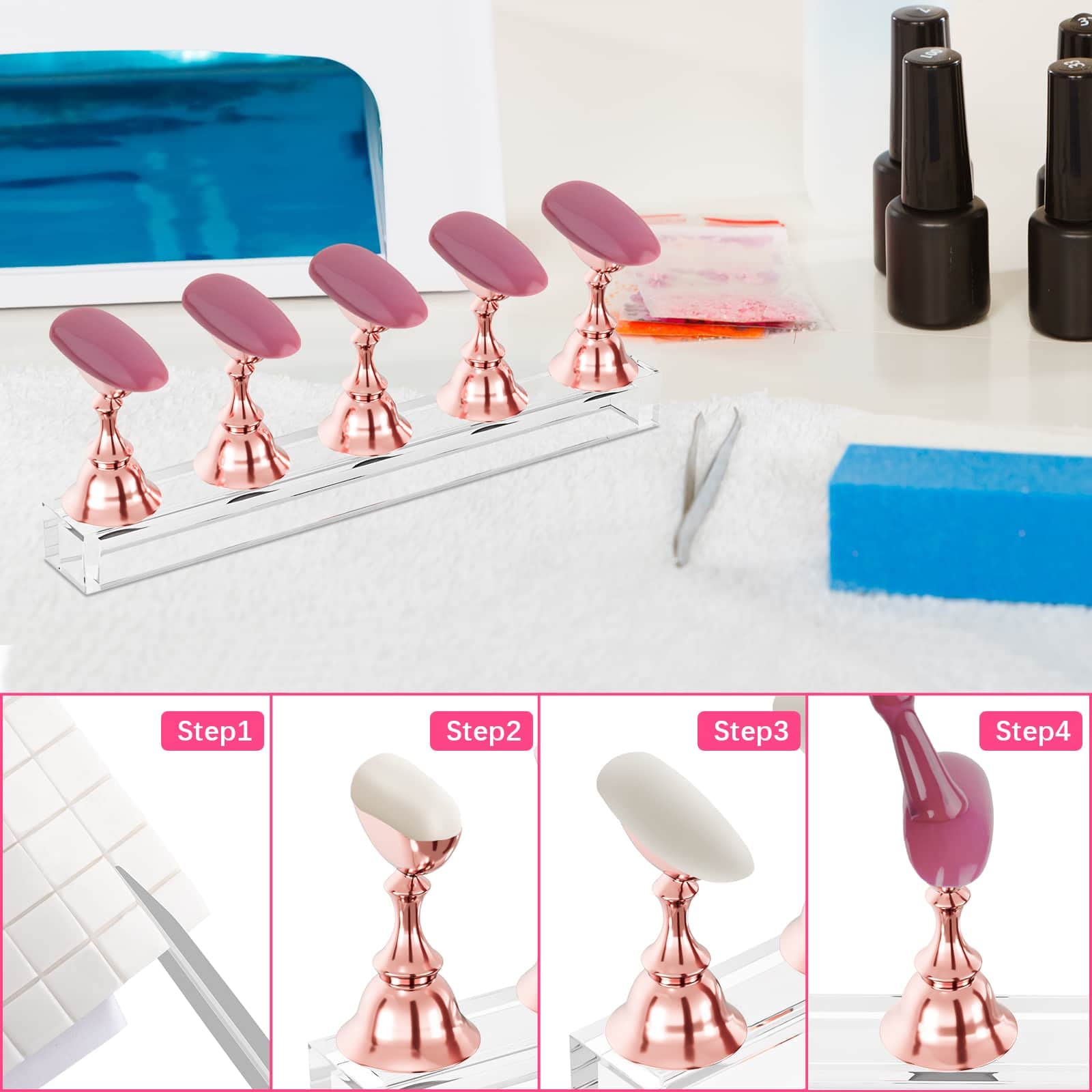 Difenni top magnet secures bases for easy picking and placing