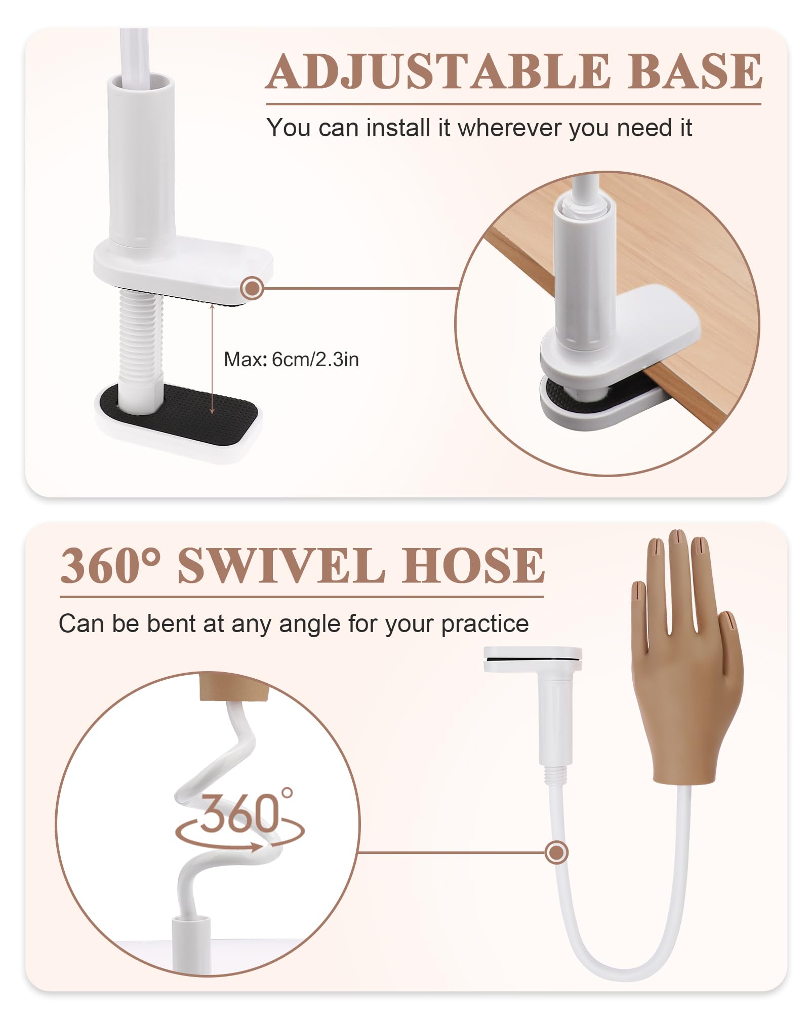 Difenni practice nails 200pc pack provides abundant tips for extended practice.