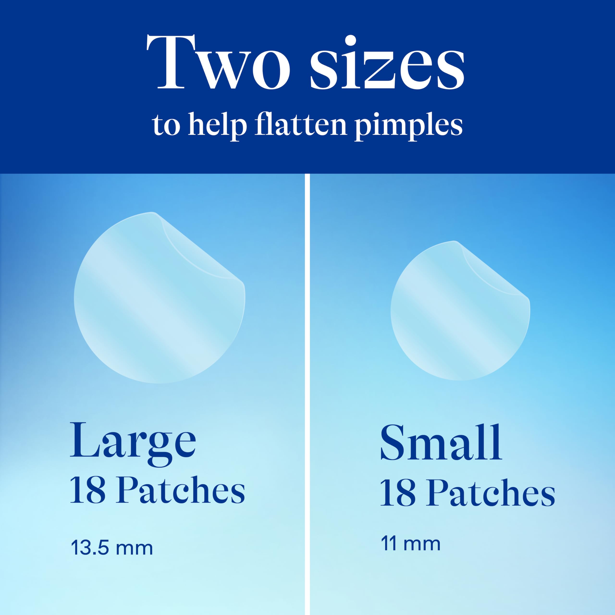 Differin patch highlighting salicylic acid action to shrink blemishes.