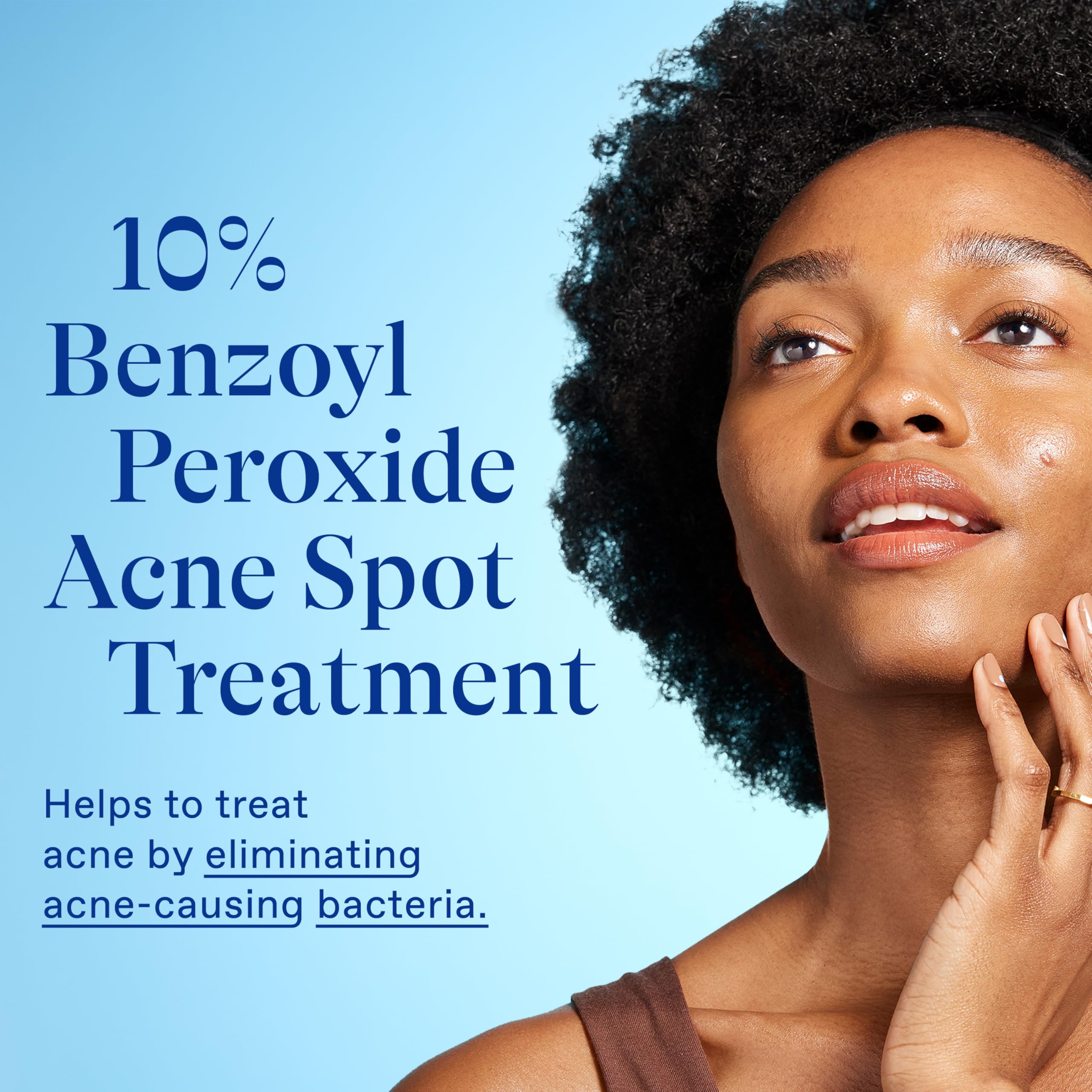 Nighttime use of Differin spot treatment after cleansing