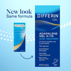 Differin gel 2-pack packaging shows value for extended acne care routine.