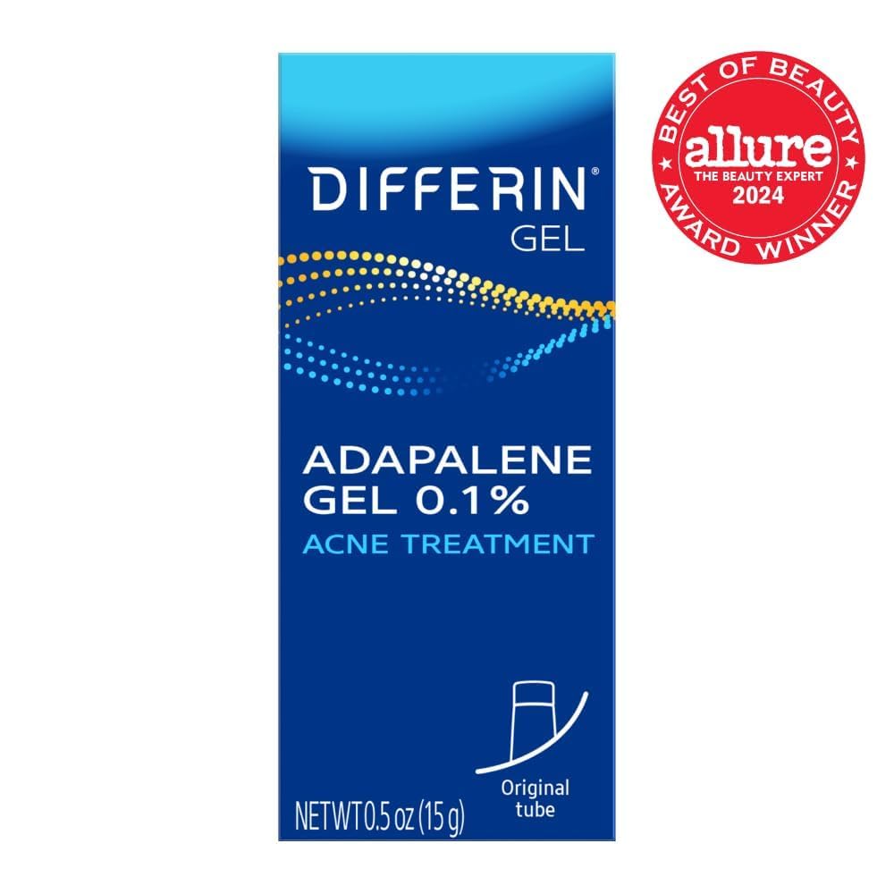 Differin gel applied to skin showing easy absorption for daily routine.