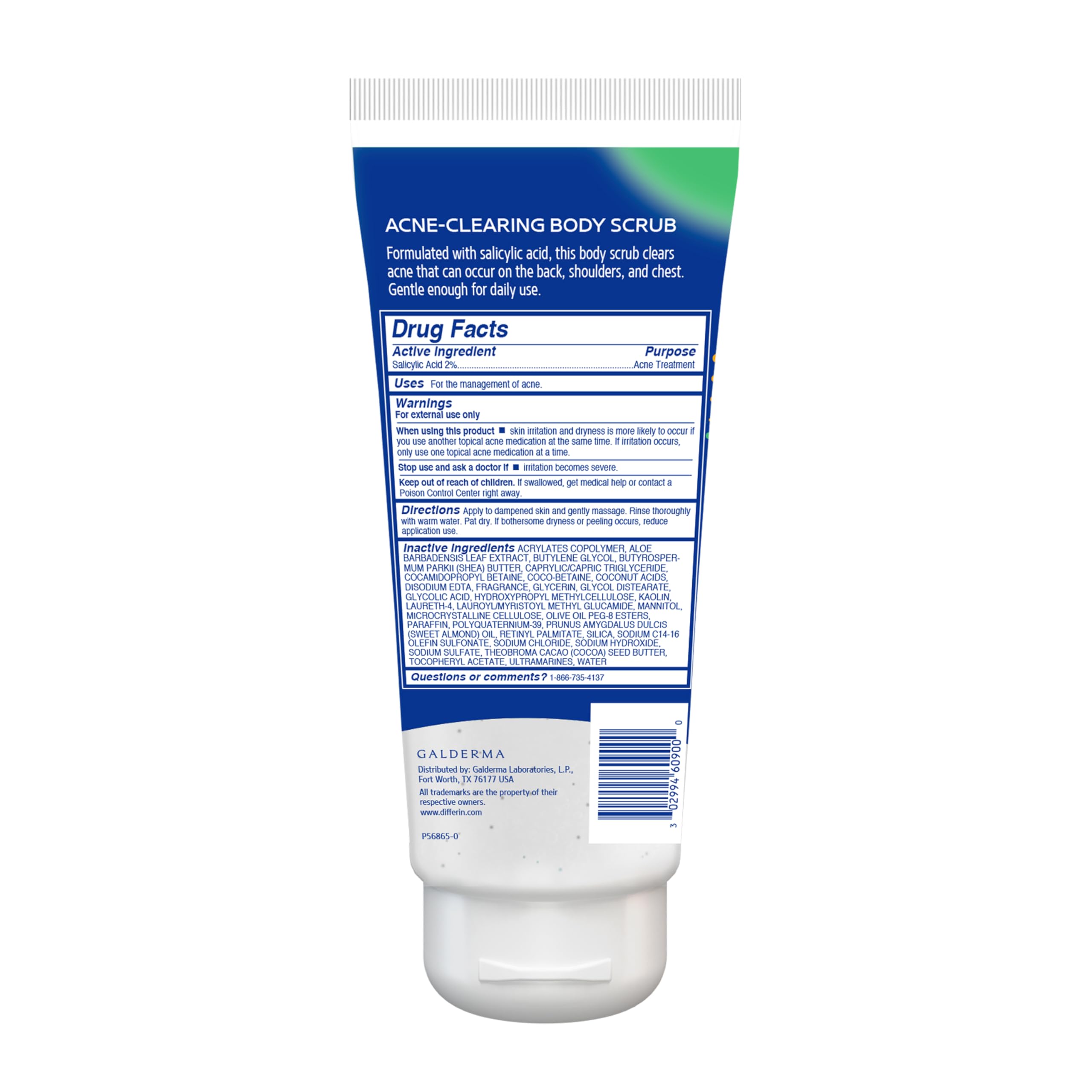 Differin 8 oz bottle packaging designed for convenient daily use.